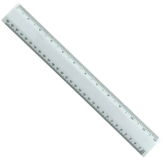 Plastic Rulers white